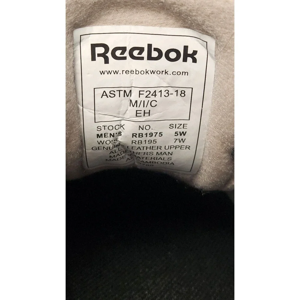 Reebok Leelap Retro Jogger‎ Steel Toe Work Shoes Blue RB1975 Size 7 W - Picture 11 of 11